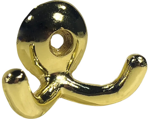 Cârlig dublu metalic pentru montare pe perete