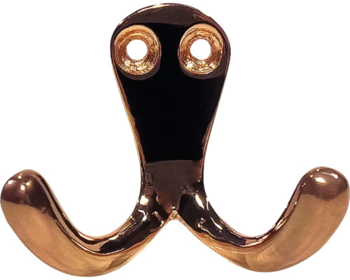 Cârlig dublu de perete din metal pentru montare pe perete