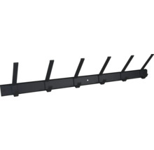 Bară de haine cu șase cârlige pentru montare pe perete