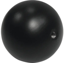 Buton sferic negru cu filet