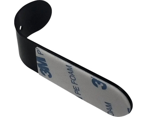 Suport negru pentru unelte cu bandă adezivă 3M pentru fixare