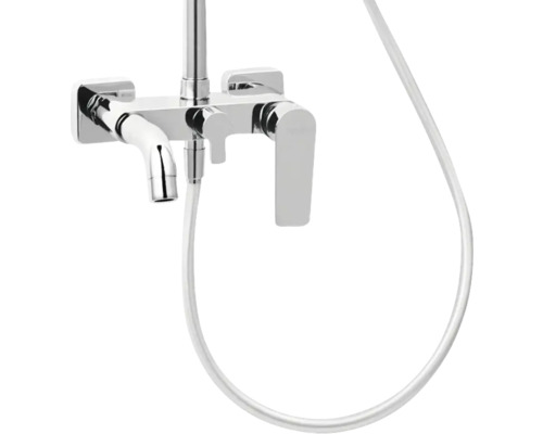 Baterie de cadă cu furtun de duș