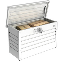 Cutie de depozitare deschisă, blocabilă, din aluminiu, cu cutii de carton