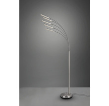 Lampadar cu LED integrat Reed 17,5W 1750 lumeni, nichel mat