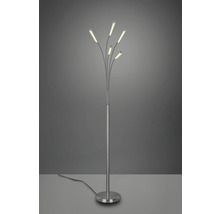 Lampadar cu LED integrat Reed 17,5W 1750 lumeni, nichel mat