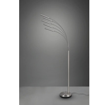 Lampadar cu LED integrat Reed 17,5W 1750 lumeni, nichel mat