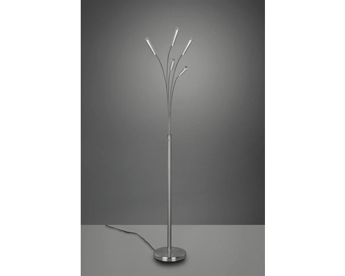Lampă de podea cu mai multe brațe și diode electro-luminescente integrate