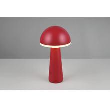 Veioză LED Fungo 2W 200 lumeni, lumină reglabilă, pentru exterior IP54, încărcare USB, roșu