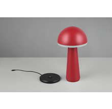 Veioză LED Fungo 2W 200 lumeni, lumină reglabilă, pentru exterior IP54, încărcare USB, roșu