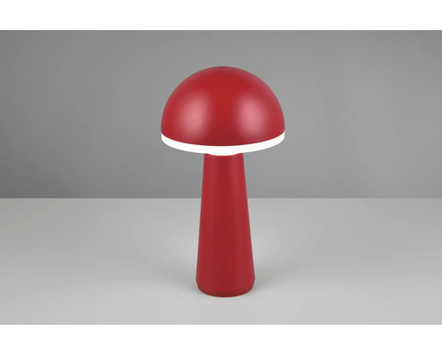Lampă roșie în formă de ciupercă pentru interior