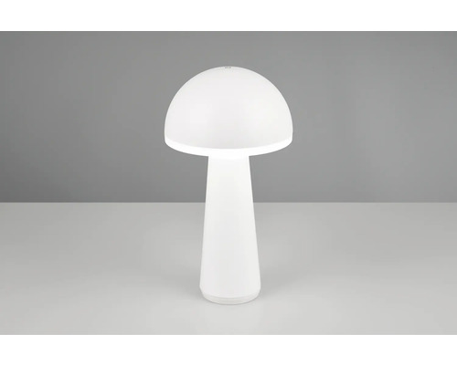 Lampă de masă albă în formă de ciupercă pentru interior