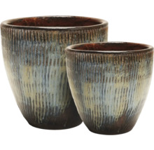 Două ghivece de flori din ceramică