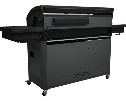 Cărucior grătar cu spații de depozitare și roți