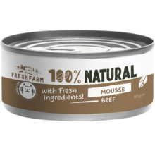 Conserve pentru pisici, mousse cu carne de vită, 85 de grame