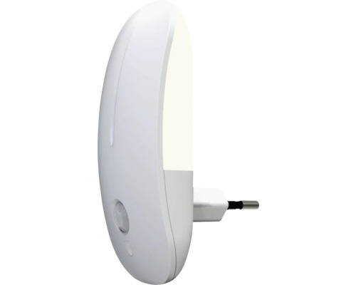 Lampă de veghe cu LED Flink Mouse 0,9W 20 lumeni, senzor crepuscular/mișcare Lumină de veghe albă cu senzor de mișcare pentru priză