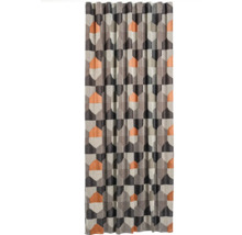 Cortină cu model geometric pentru decorarea ferestrelor