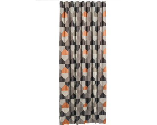 Cortină cu model geometric pentru decorarea ferestrelor