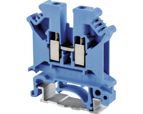 Clemă șir Elvon 4mm² 41A FJ 5N, albastru Bornă de conexiune albastră cu conexiune prin șuruburi