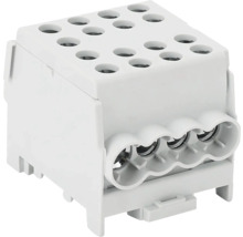 Bloc distribuitor electric din plastic cu multiple conexiuni