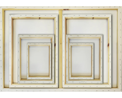 Set pânză cu cadru de lemn în diferite dimensiuni