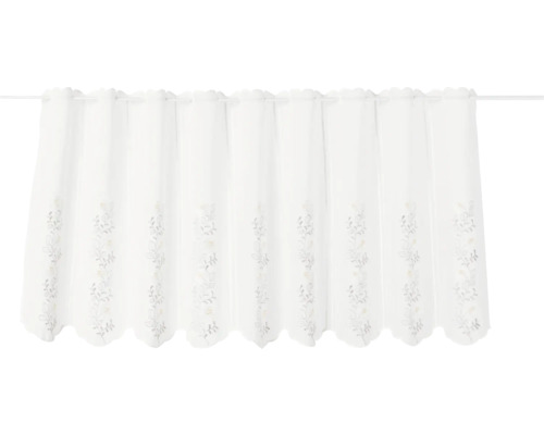 Perdea cu model floral pentru decorarea ferestrelor