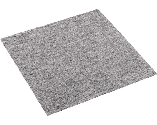 Dală mochetă polipropilenă buclată 5 mm gri 50x50 cm Placă de mochetă gri