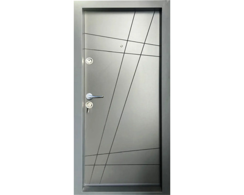 Ușă de intrare metalică pentru interior Zinvass 88x205 cm dreapta