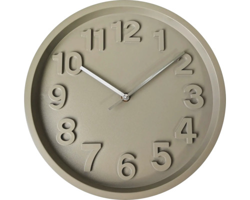 Ceas de perete cu cifre în relief