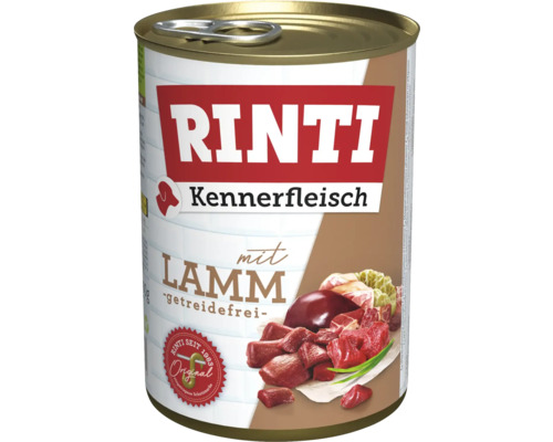 Hrană umedă pentru câini Rinti Gourmet cu miel 400 g Hrană umedă pentru câini Rinti Gourmet cu miel 400 g