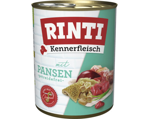 Hrană umedă pentru câini Rinti Rumen cu burtă 800 g