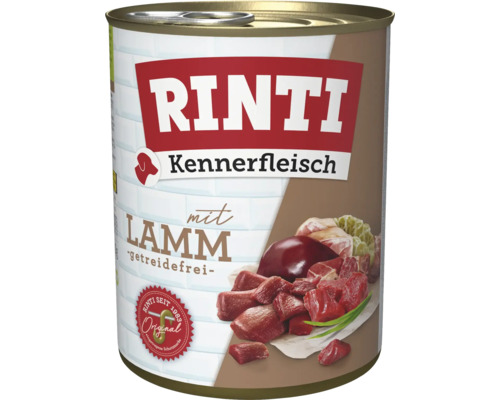 Hrană umedă pentru câini Rinti Gourmet cu miel 800 g