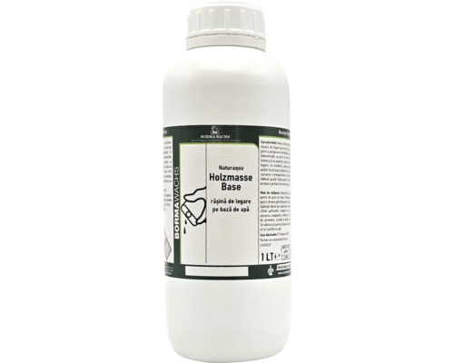 Bază Naturaqua Holzmasse în sticlă albă