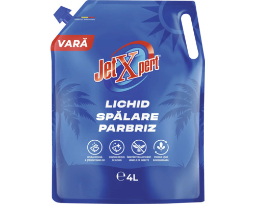 Soluție de vară pentru parbriz JetXpert în ambalaj de 4 litri