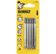 Set de pânze de ferăstrău vertical DeWalt cu cinci pânze pentru lemn