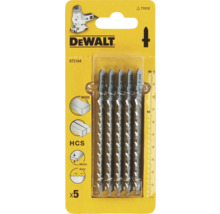 DeWalt Set de lame de ferăstrău vertical cinci bucăți pentru lemn