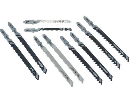 Diverse lame de ferăstrău vertical pentru lemn