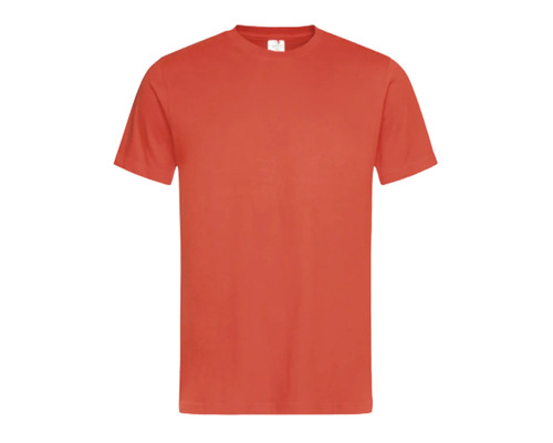 Tricou la baza gâtului Indus din bumbac roșu, mărimea L