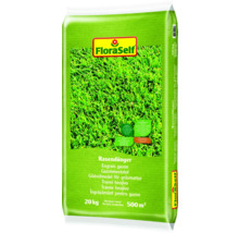 FloraSelf îngrășământ pentru gazon pentru 500 metri pătrați, ambalaj de 20 kilograme