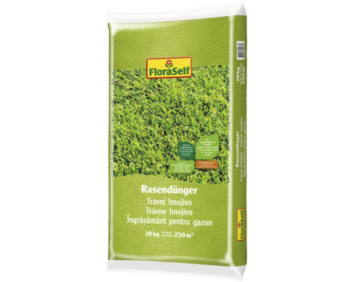 Îngrășământ gazon FloraSelf 10 kg 250 m²