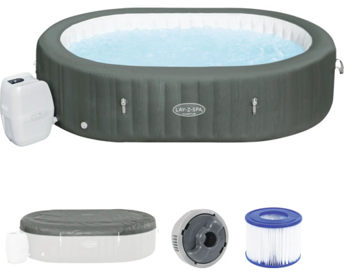Cadă cu hidromasaj gonflabilă Lay-Z-Spa cu accesorii