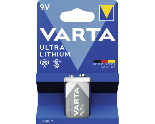 Baterie litiu Varta E 9V 1200mAh