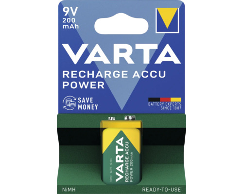 Acumulator Ni-MH Varta E 9V 200mAh