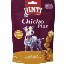 Rinti Chicko Plus gustare pentru câini cu pui și brânză, pachet de 80 de grame
