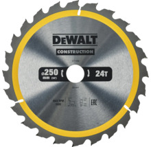 Disc circular DeWalt 250 milimetri cu 24 de dinți