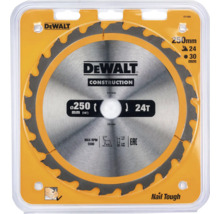 Disc de ferăstrău circular DeWalt, diametru 250 mm