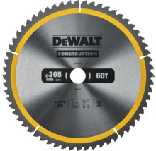Disc de ferăstrău circular DeWalt cu diametrul de 305 milimetri și 60 de dinți