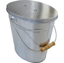 Găleată galvanizată cu capac și mâner