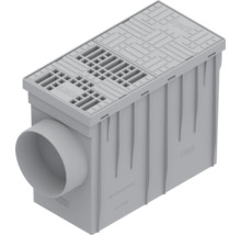 Sifon de curte din plastic cu grătar