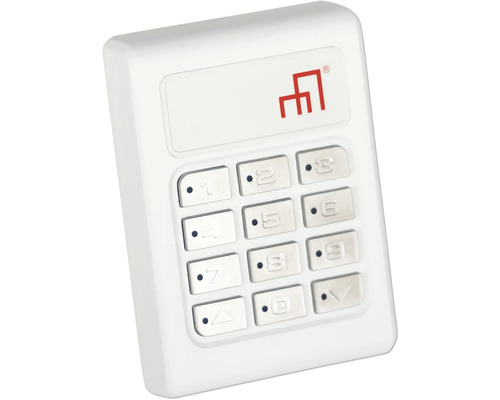 Tastatură albă pentru introducerea codurilor