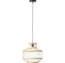 Pendul vintage Teva E27 max. 1x40W, negru/natur